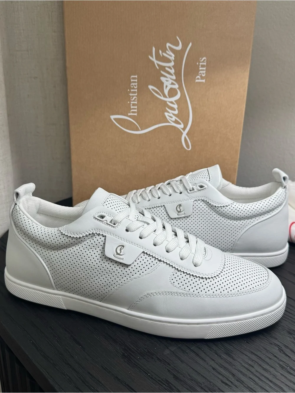Christian Louboutin Tutti Rui Sneakers Leather White - Picture 3 of 8